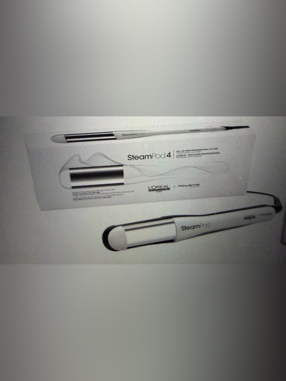 L’Oreal Professional SteamPod 4 White Steam Hair Straightener